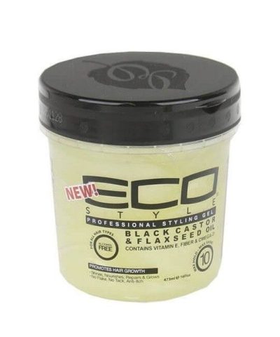 Eco Style Jamaïcan Black Castor Styling gel 473ml Stiprios fiksacijos gelis plaukams